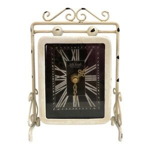 Antique Style White Metal Silk
Road Clock Company
Decorative Decor